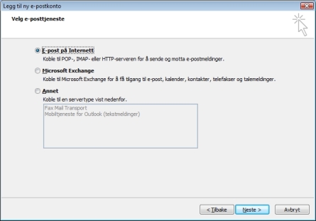 E-post p internett